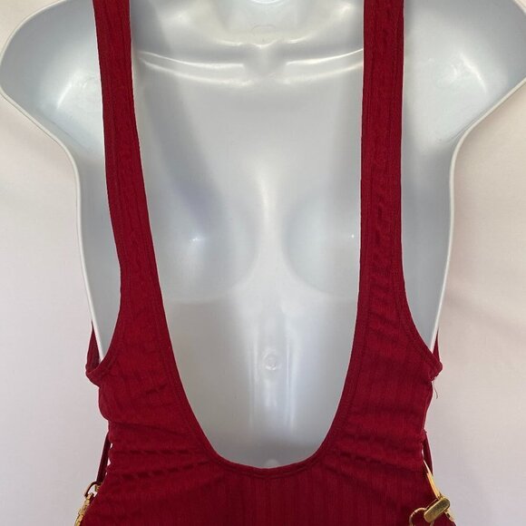 Cranberry One Piece Bathing Suit - Picture 10 of 12